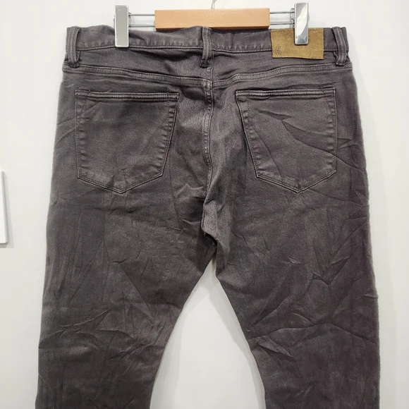 NWOT Todd Snyder Slim Garment Dyed 5 Pocket Twill Pants 33/32 Brown Stretch - Picture 4 of 13